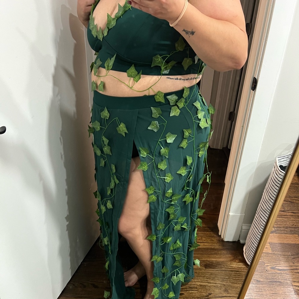 Poison ivy halloween costume plus with accessories - Picture 3 of 6